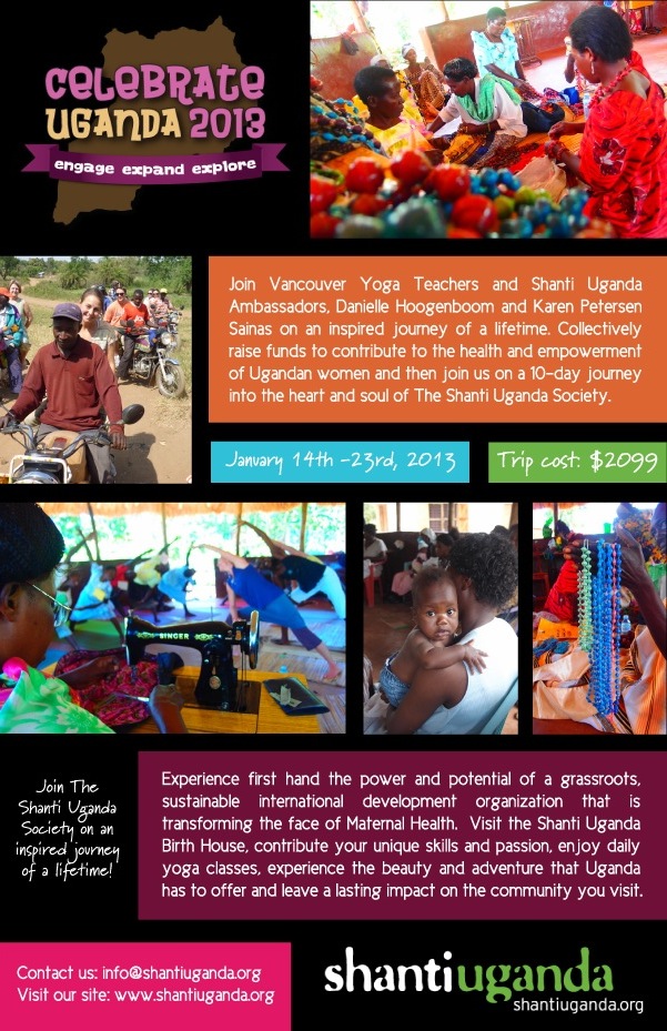 Shanti Uganda Event Brochure