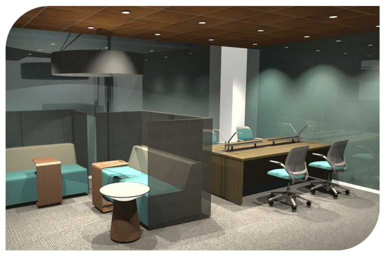 Office Suite Photo Real 3D Rendering