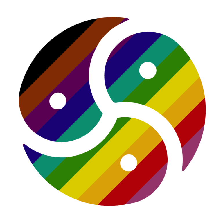 Rainbow Triskelion