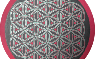 Hot Pink Triangles | 60cm Original