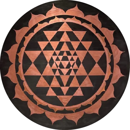 Radiant Heart - Sri Yantra | 90cm Original
